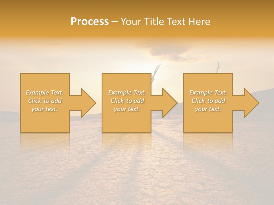 Dead Valley In Namibia PowerPoint Template