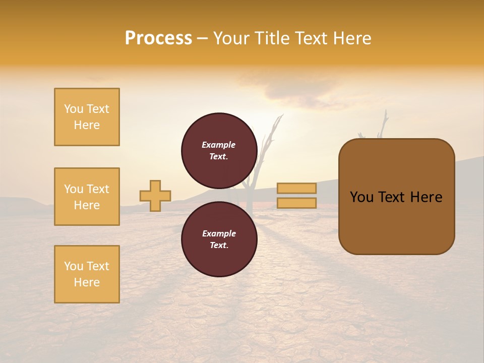 Dead Valley In Namibia PowerPoint Template