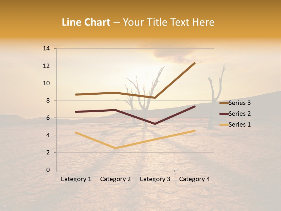 Dead Valley In Namibia PowerPoint Template