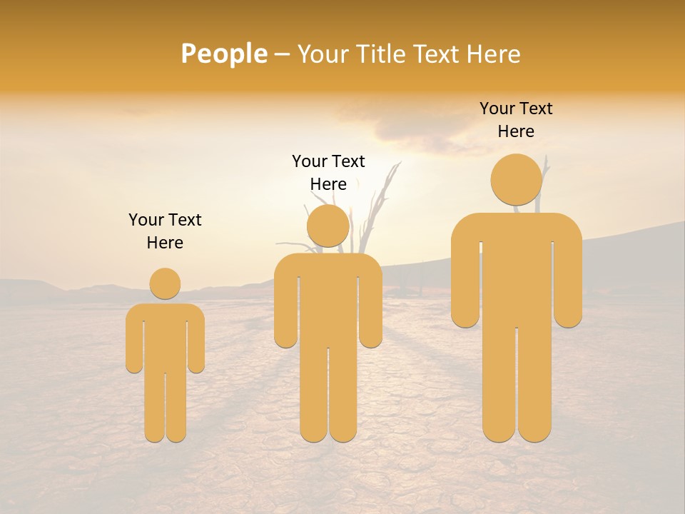 Dead Valley In Namibia PowerPoint Template