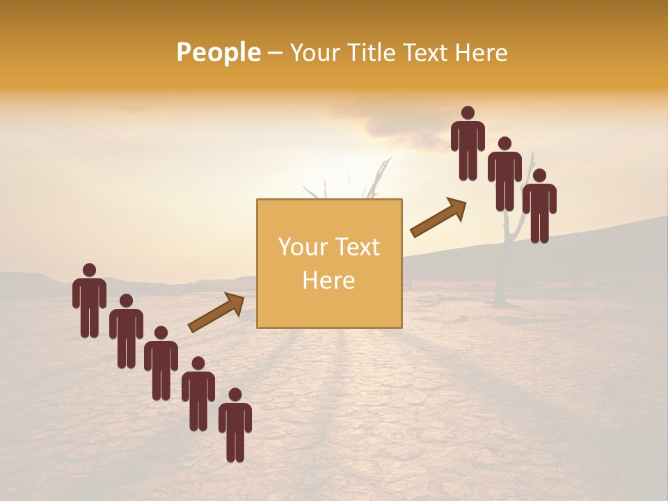 Dead Valley In Namibia PowerPoint Template