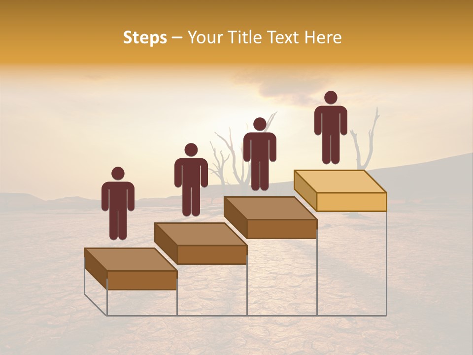 Dead Valley In Namibia PowerPoint Template