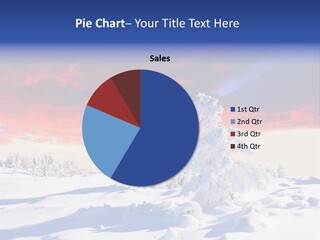 Beautiful Winter Sunsets PowerPoint Template