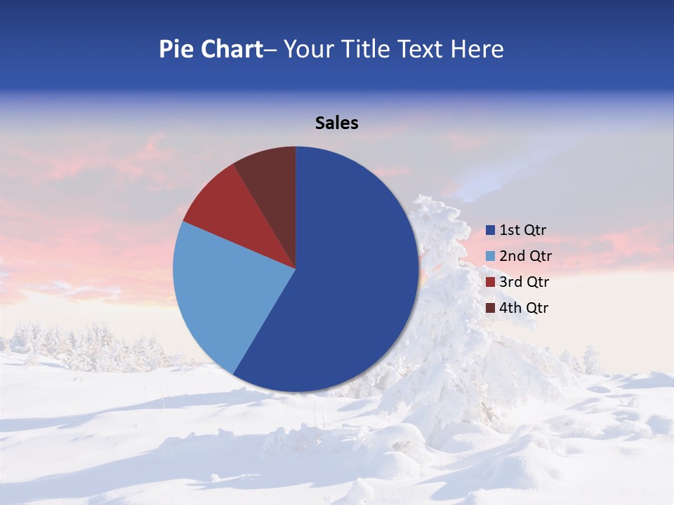 Beautiful Winter Sunsets PowerPoint Template