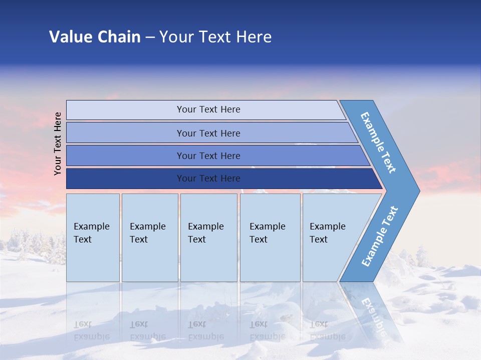 Beautiful Winter Sunsets PowerPoint Template