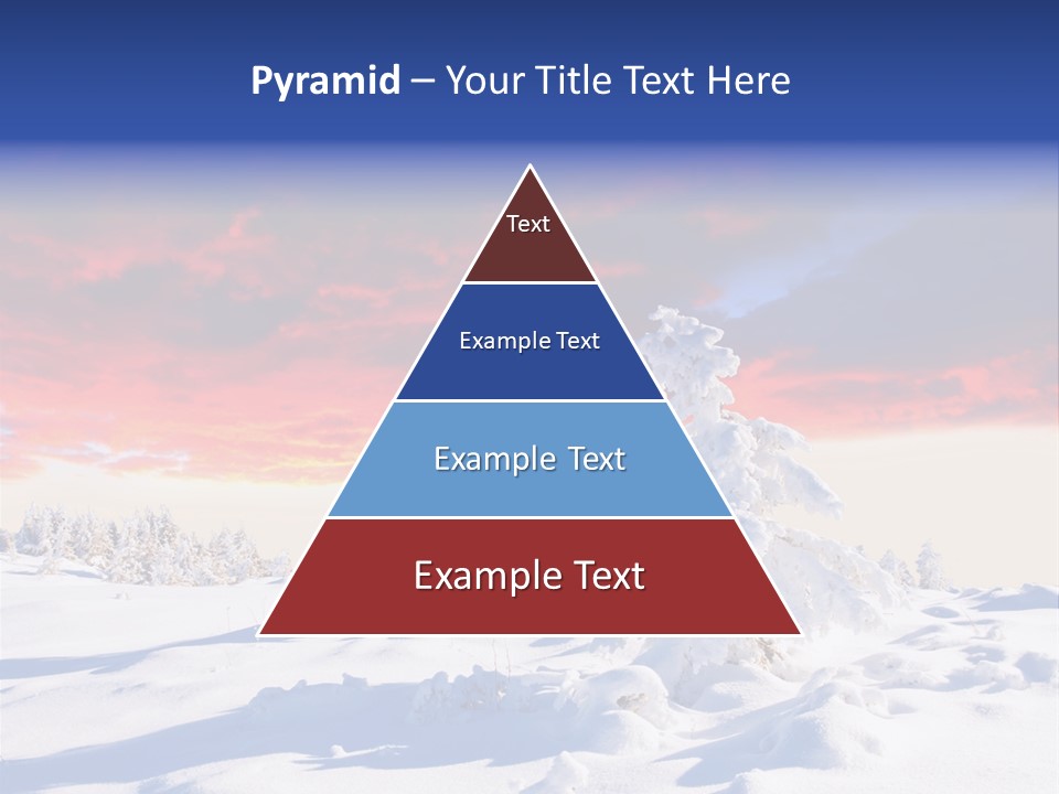 Beautiful Winter Sunsets PowerPoint Template