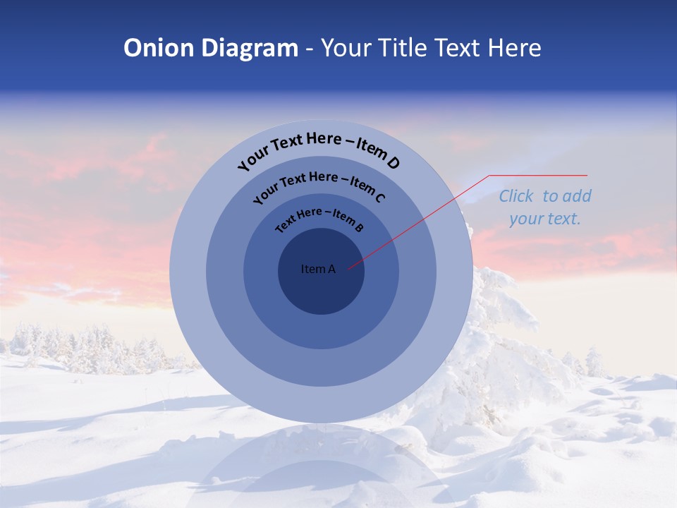 Beautiful Winter Sunsets PowerPoint Template