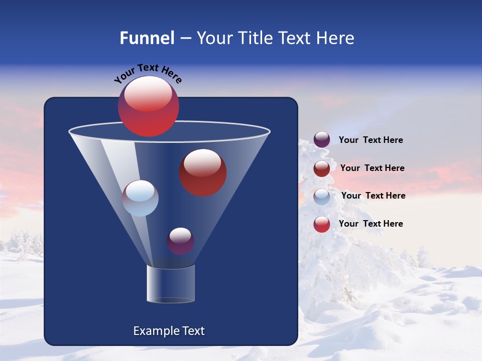 Beautiful Winter Sunsets PowerPoint Template