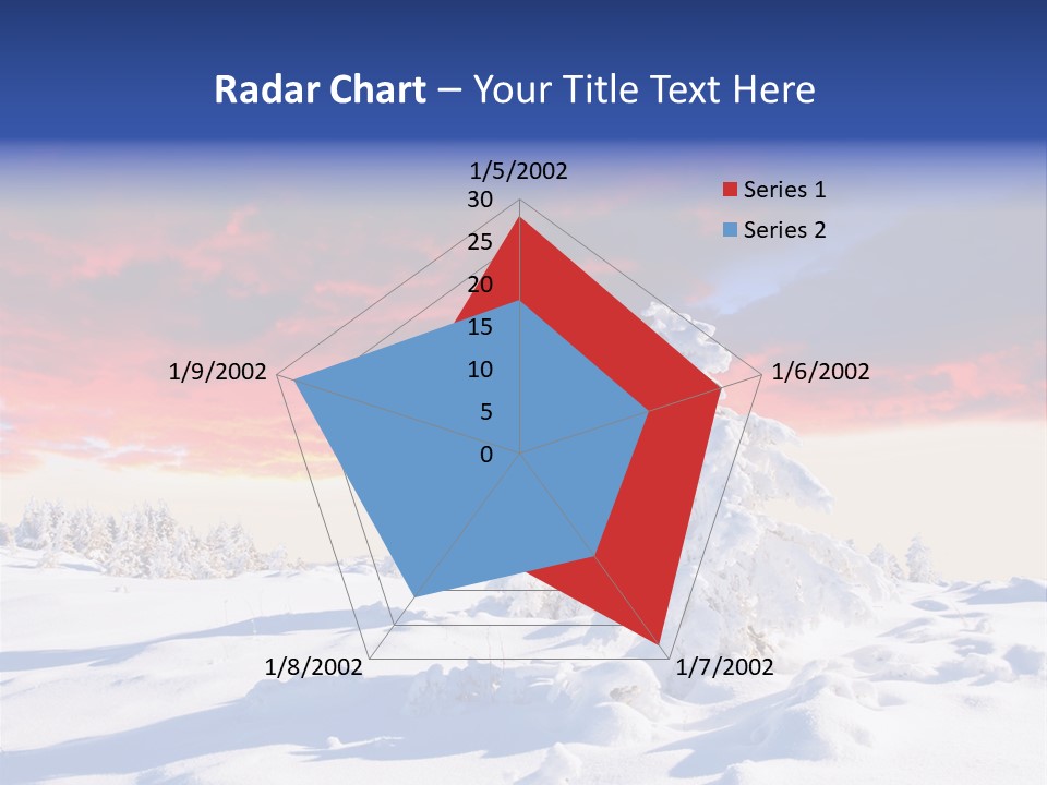 Beautiful Winter Sunsets PowerPoint Template