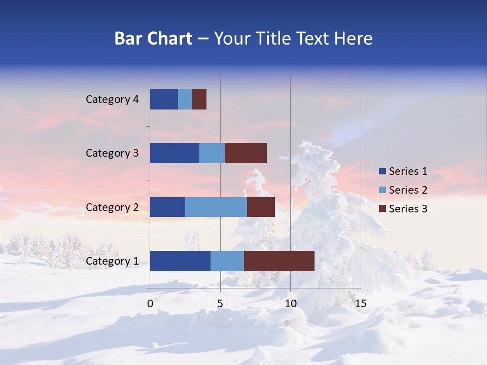 Beautiful Winter Sunsets PowerPoint Template