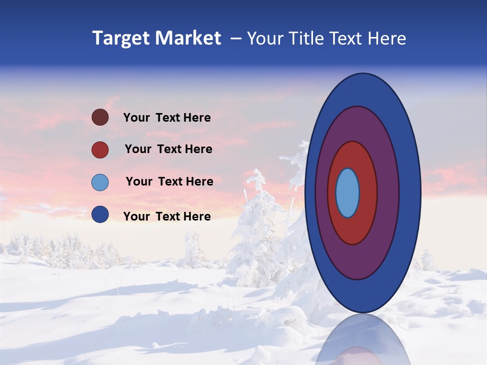 Beautiful Winter Sunsets PowerPoint Template