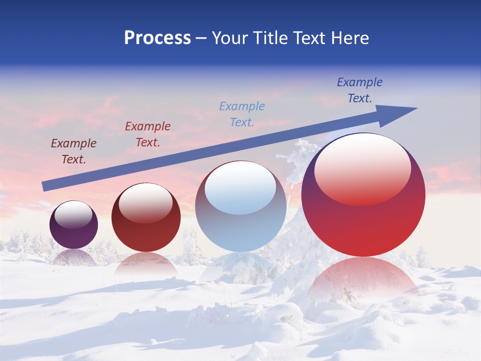 Beautiful Winter Sunsets PowerPoint Template