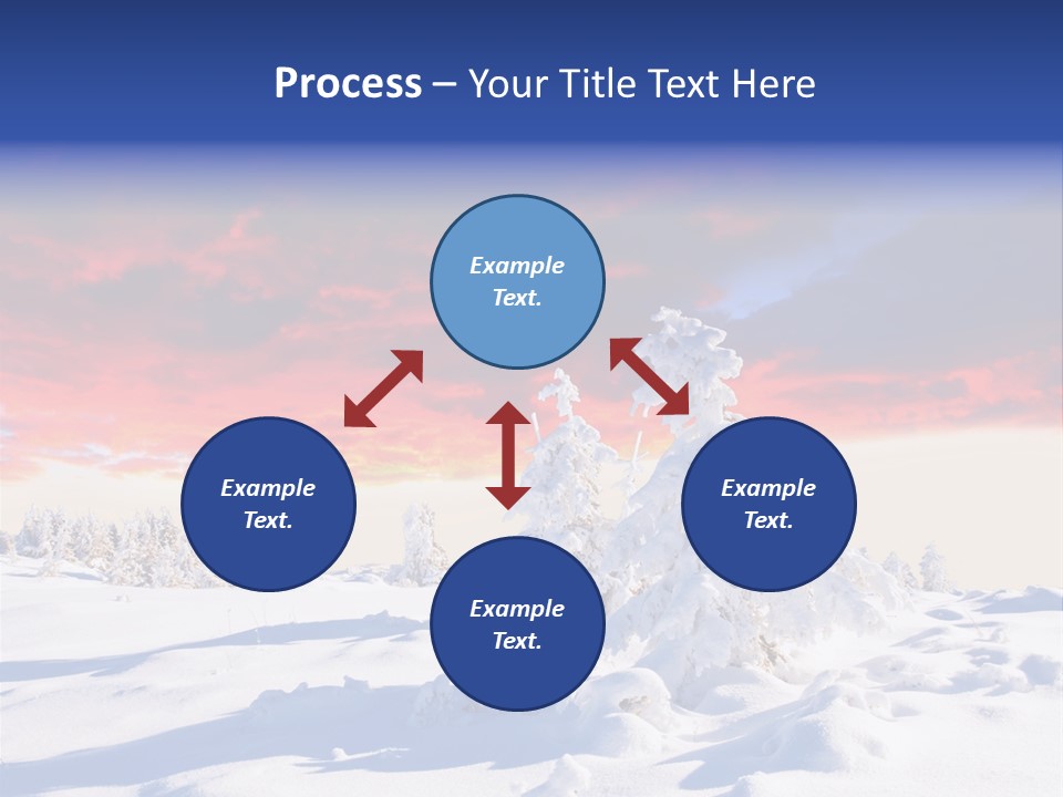 Beautiful Winter Sunsets PowerPoint Template