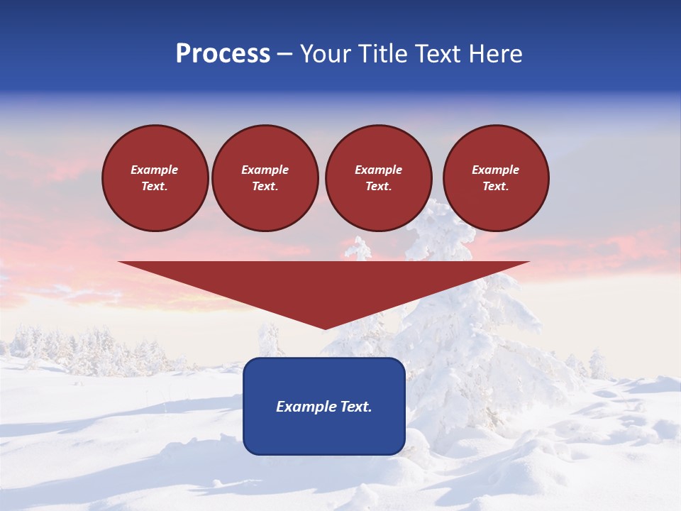 Beautiful Winter Sunsets PowerPoint Template
