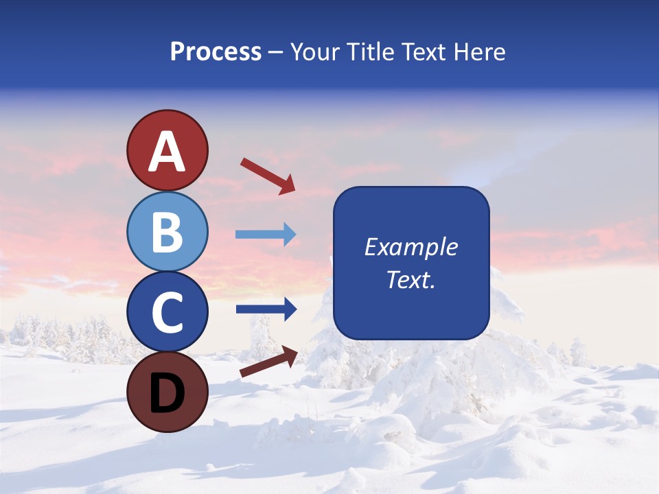 Beautiful Winter Sunsets PowerPoint Template
