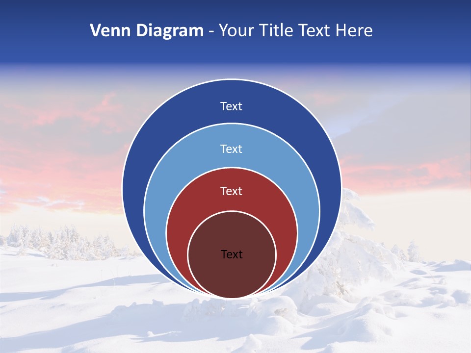 Beautiful Winter Sunsets PowerPoint Template