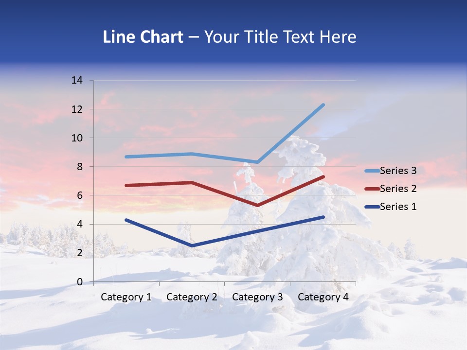 Beautiful Winter Sunsets PowerPoint Template