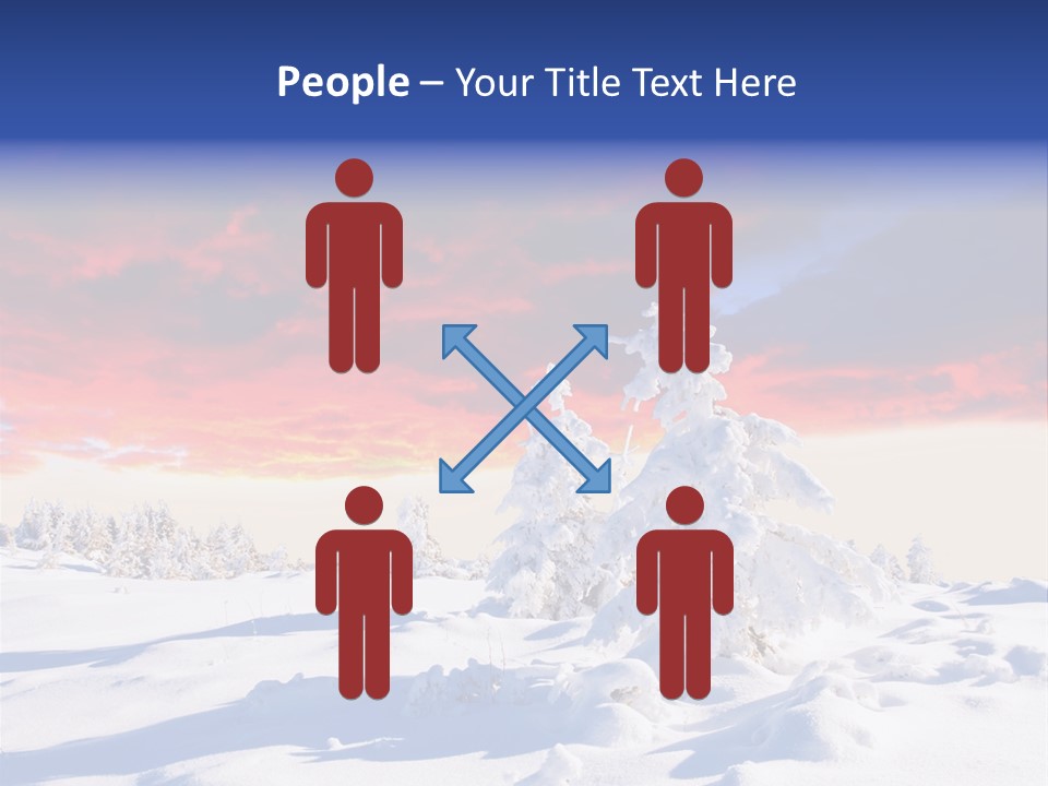 Beautiful Winter Sunsets PowerPoint Template