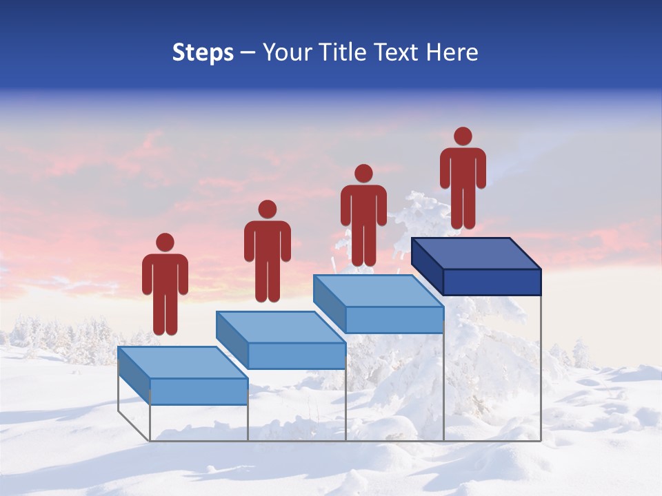 Beautiful Winter Sunsets PowerPoint Template