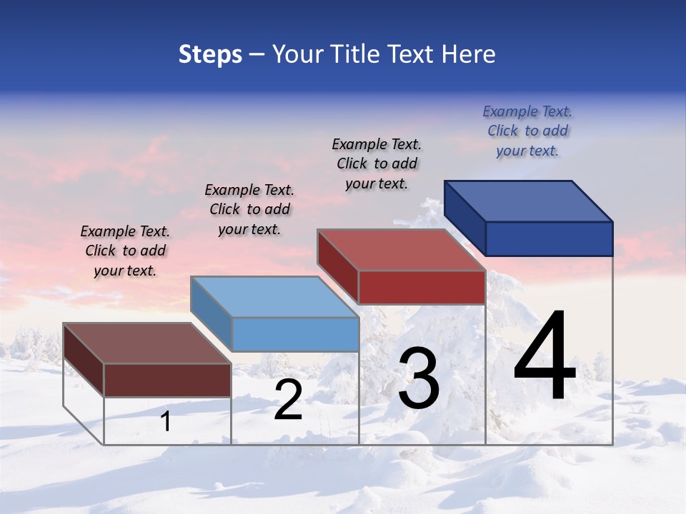 Beautiful Winter Sunsets PowerPoint Template