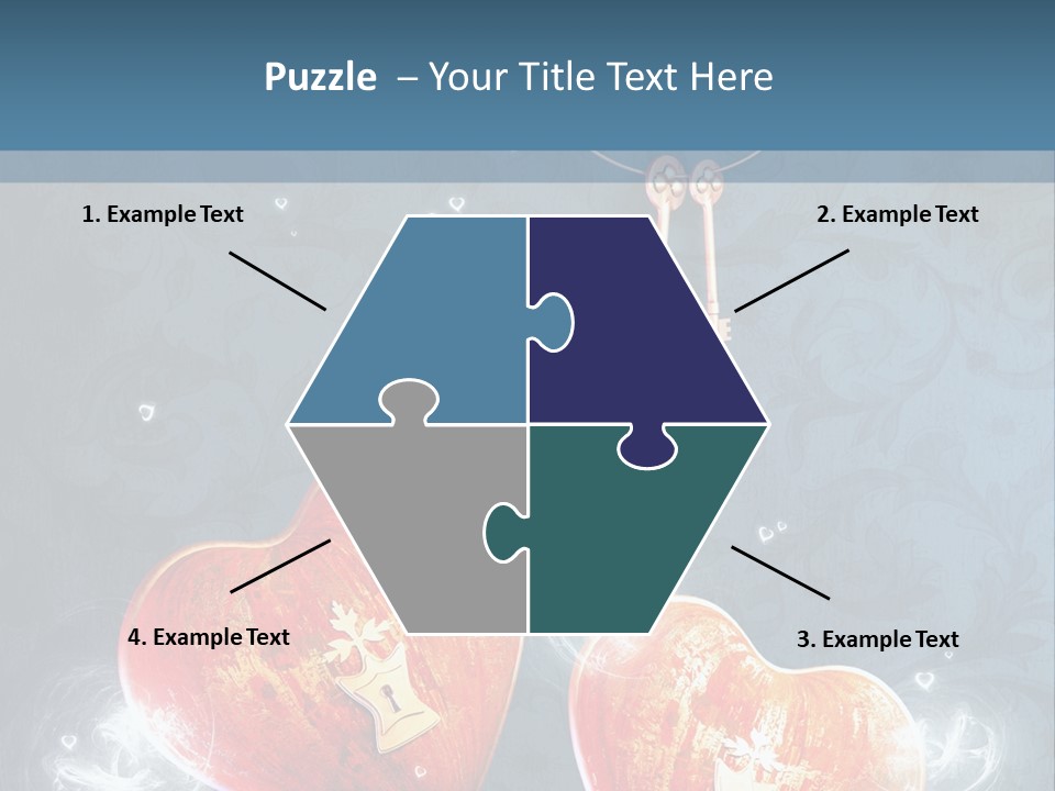 Valentine Day Wall PowerPoint Template