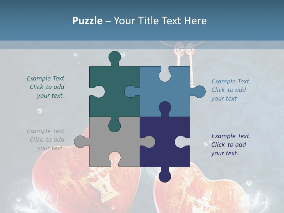 Valentine Day Wall PowerPoint Template