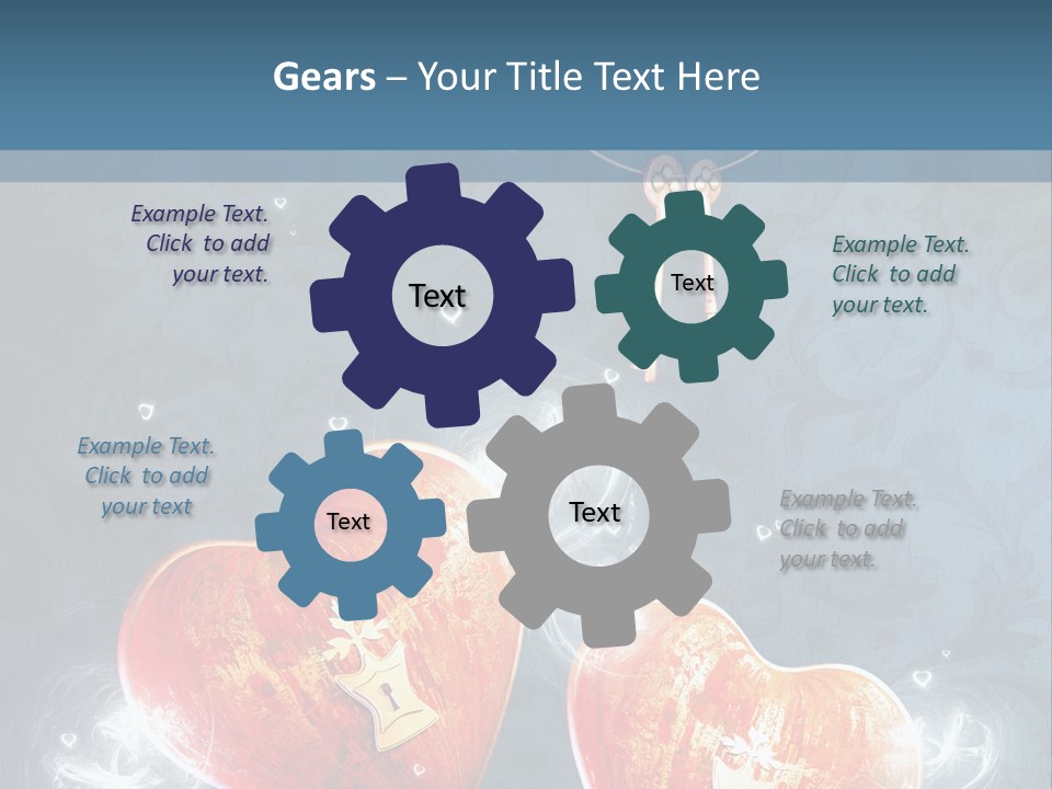 Valentine Day Wall PowerPoint Template