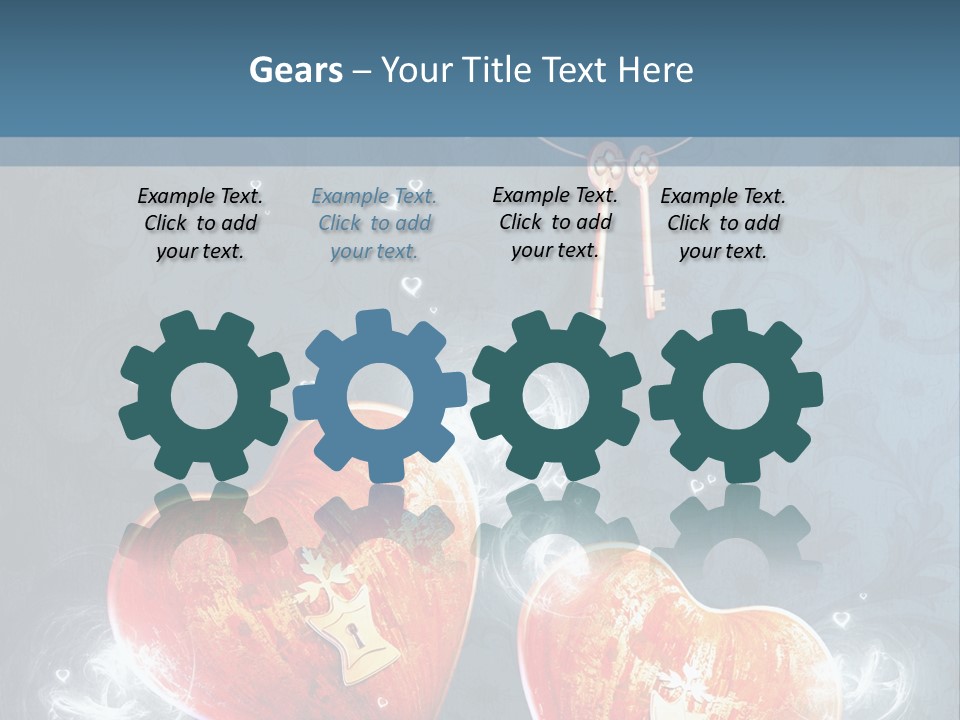 Valentine Day Wall PowerPoint Template