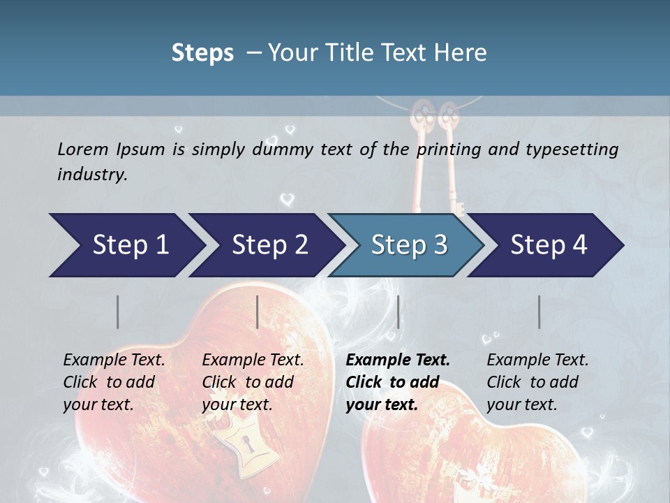 Valentine Day Wall PowerPoint Template