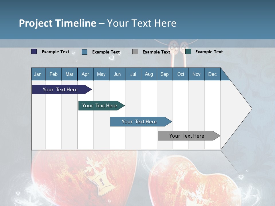 Valentine Day Wall PowerPoint Template