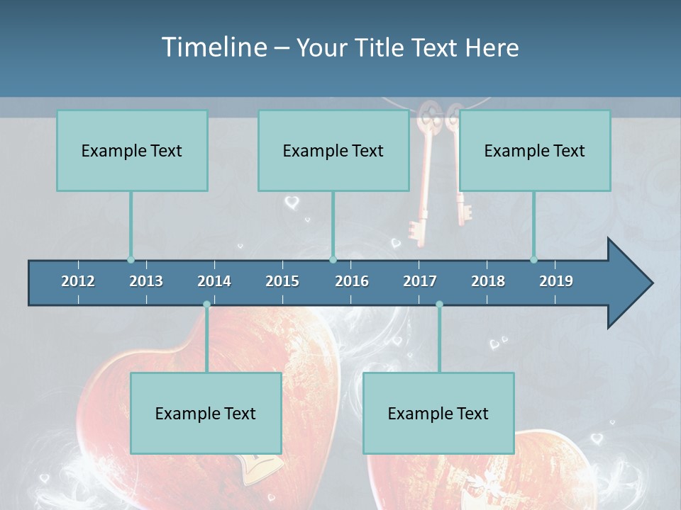 Valentine Day Wall PowerPoint Template
