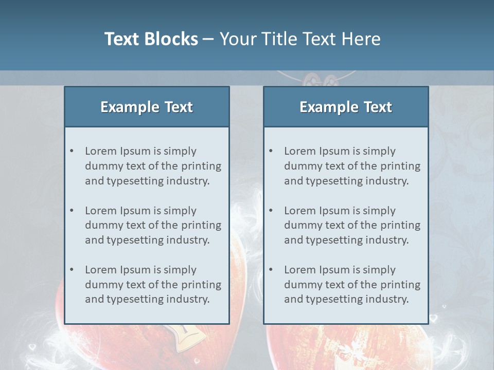 Valentine Day Wall PowerPoint Template