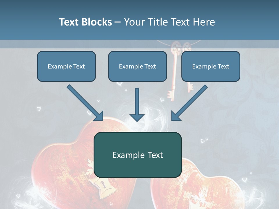 Valentine Day Wall PowerPoint Template