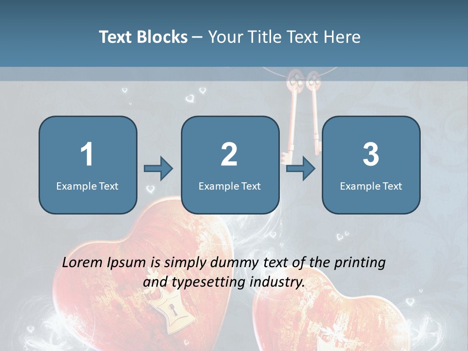 Valentine Day Wall PowerPoint Template