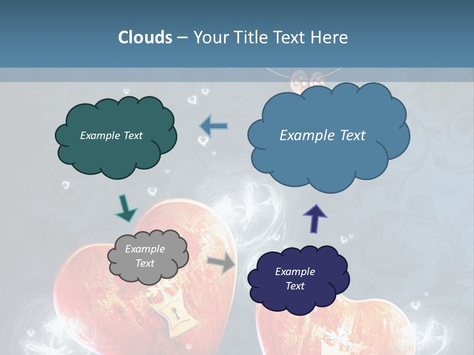 Valentine Day Wall PowerPoint Template