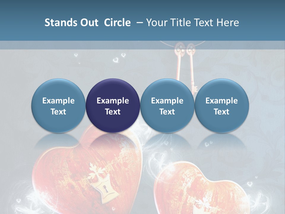 Valentine Day Wall PowerPoint Template