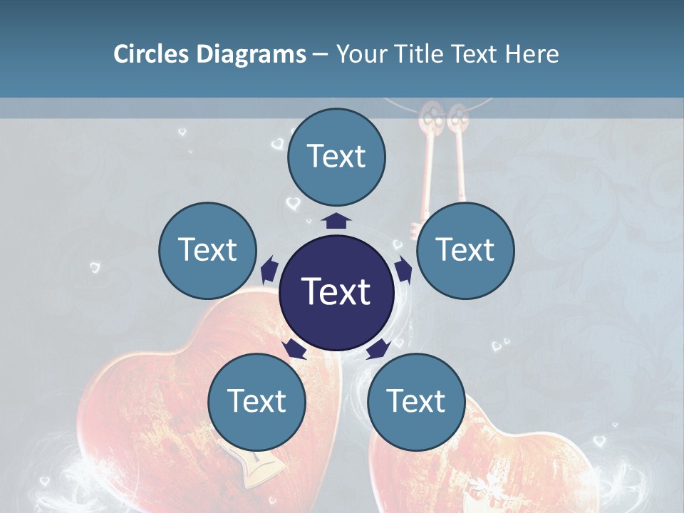 Valentine Day Wall PowerPoint Template