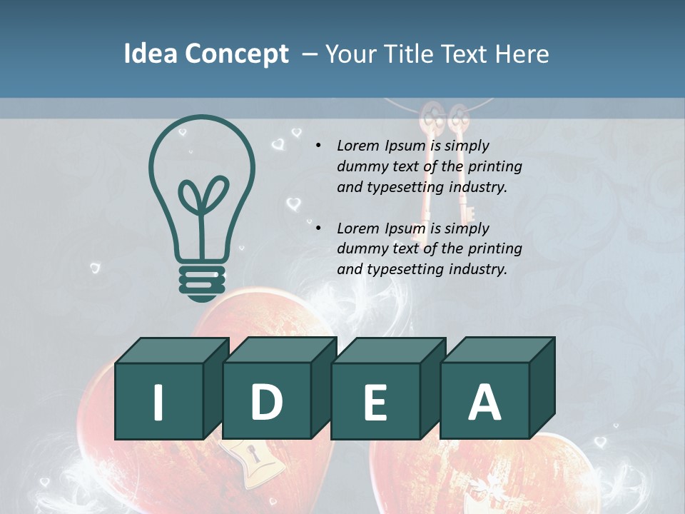 Valentine Day Wall PowerPoint Template