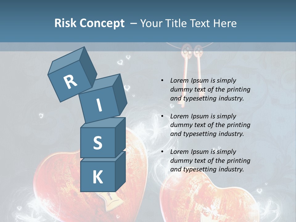 Valentine Day Wall PowerPoint Template