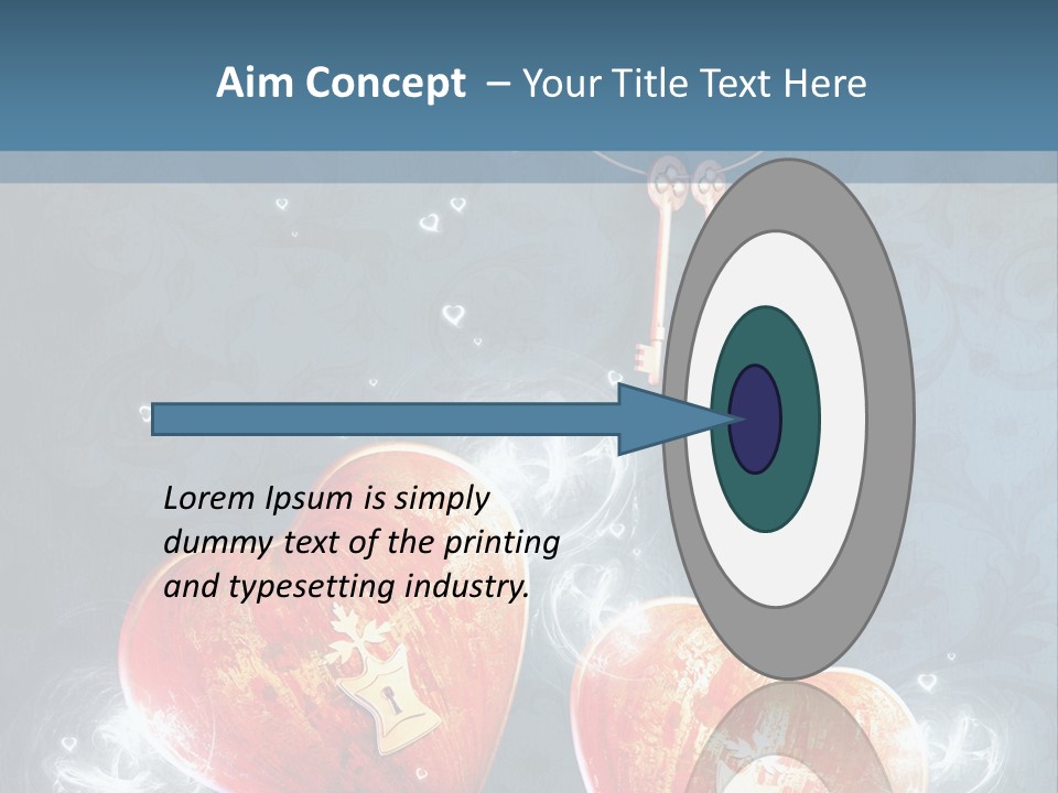 Valentine Day Wall PowerPoint Template