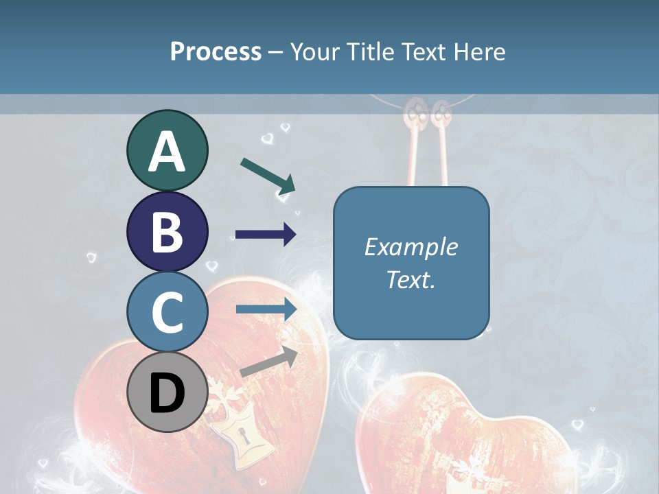 Valentine Day Wall PowerPoint Template