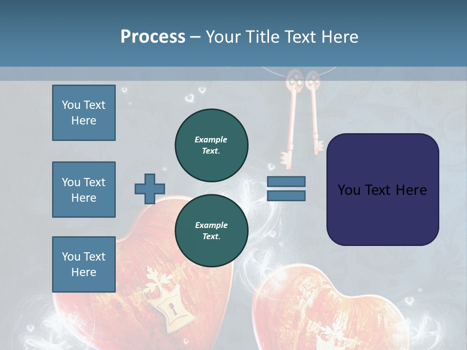 Valentine Day Wall PowerPoint Template