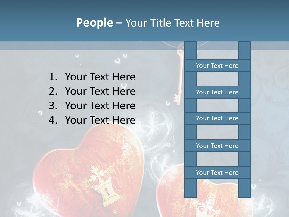 Valentine Day Wall PowerPoint Template