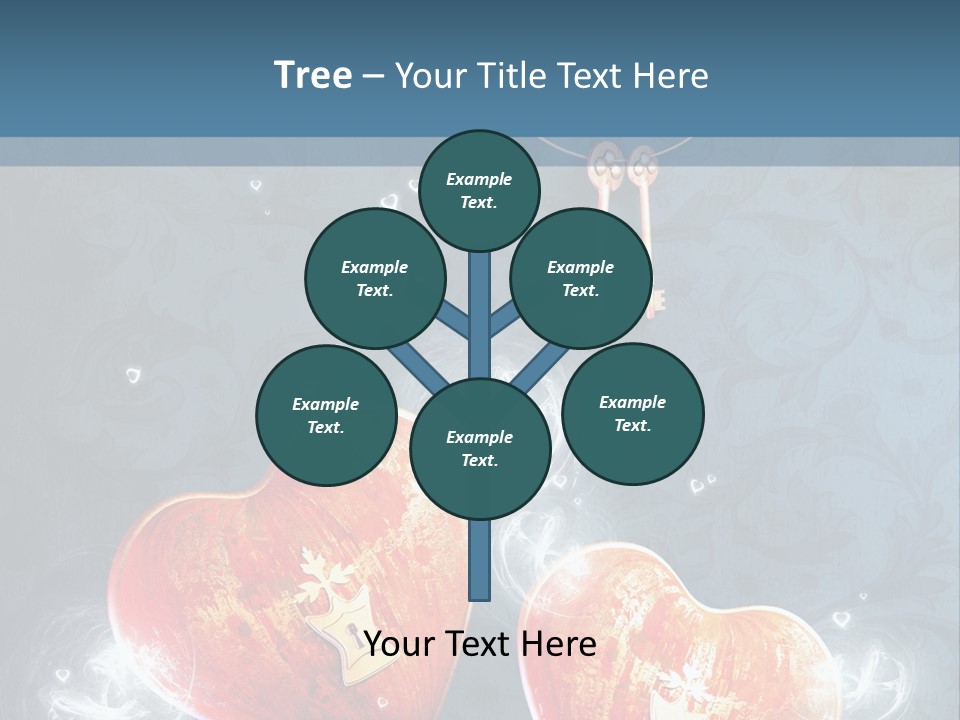 Valentine Day Wall PowerPoint Template