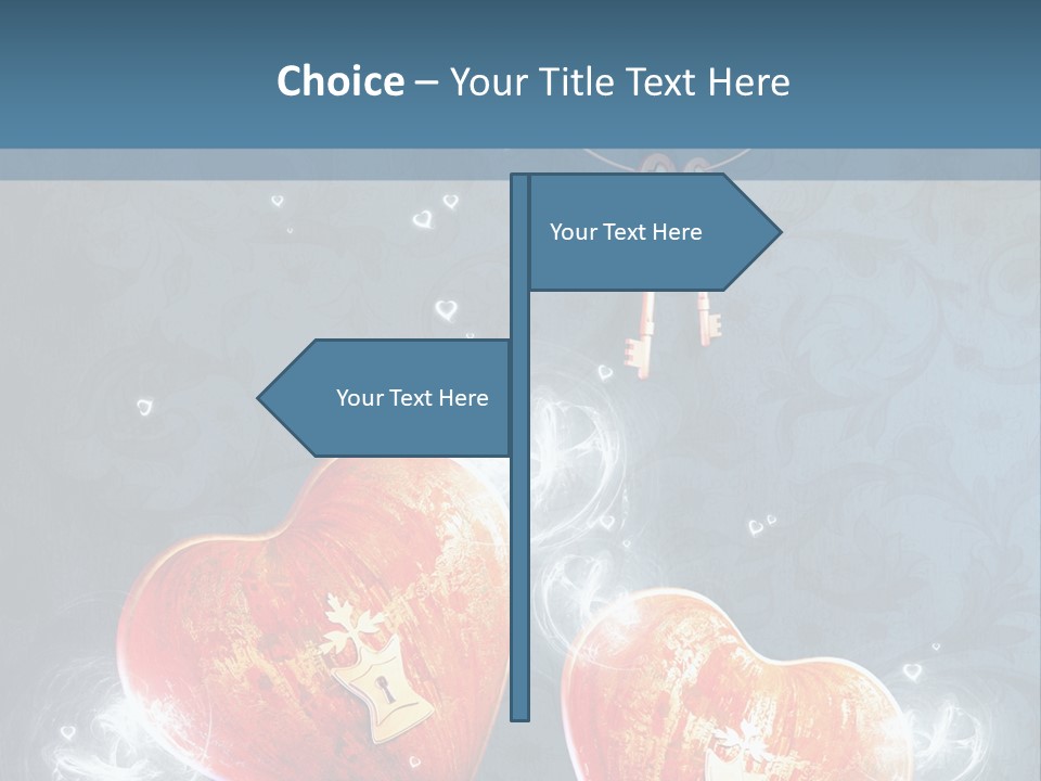 Valentine Day Wall PowerPoint Template