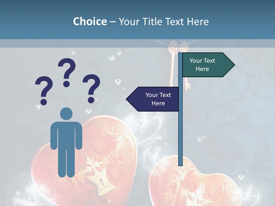 Valentine Day Wall PowerPoint Template