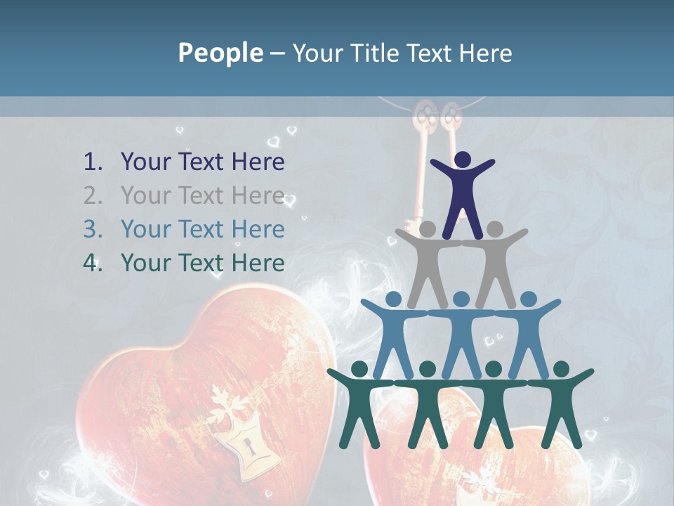 Valentine Day Wall PowerPoint Template