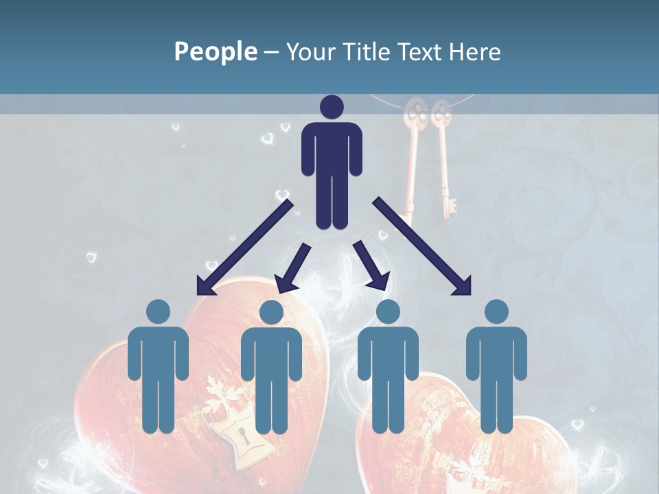 Valentine Day Wall PowerPoint Template