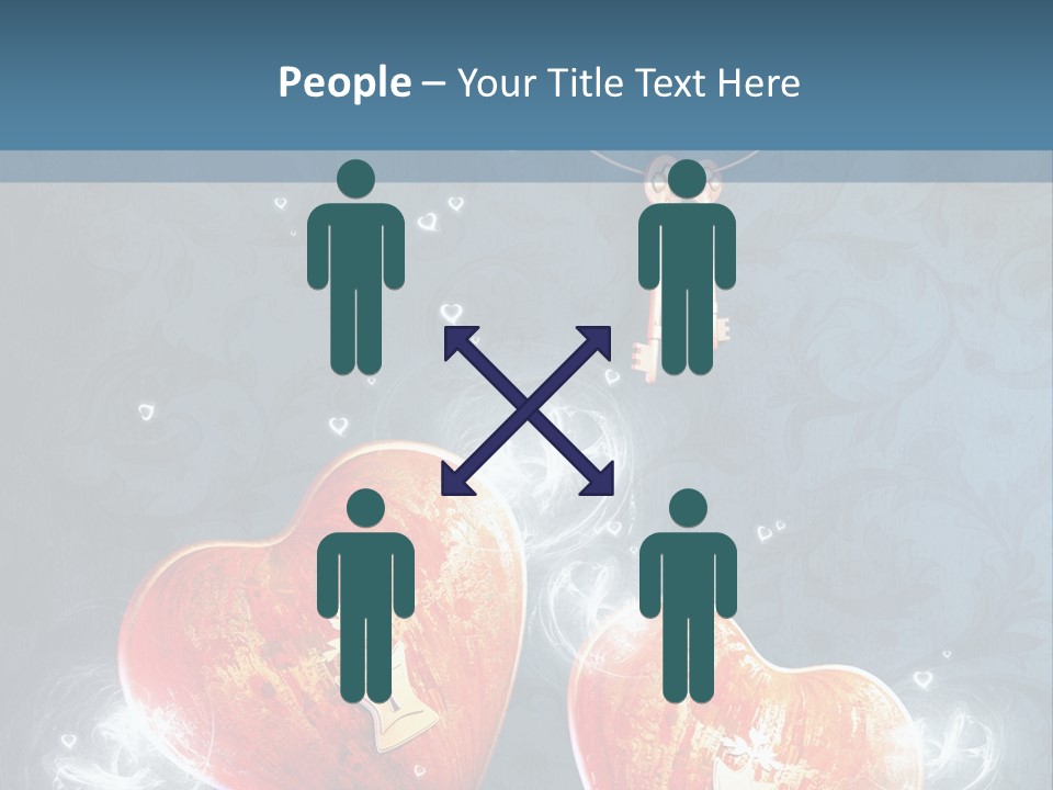 Valentine Day Wall PowerPoint Template