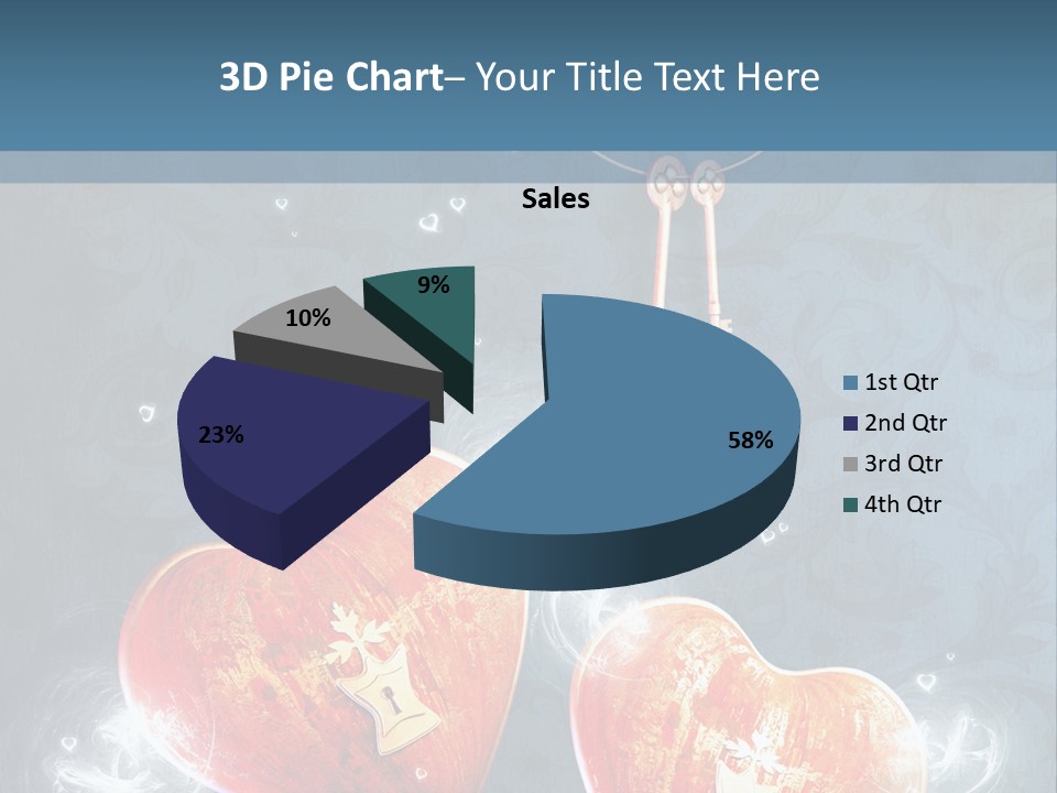 Valentine Day Wall PowerPoint Template